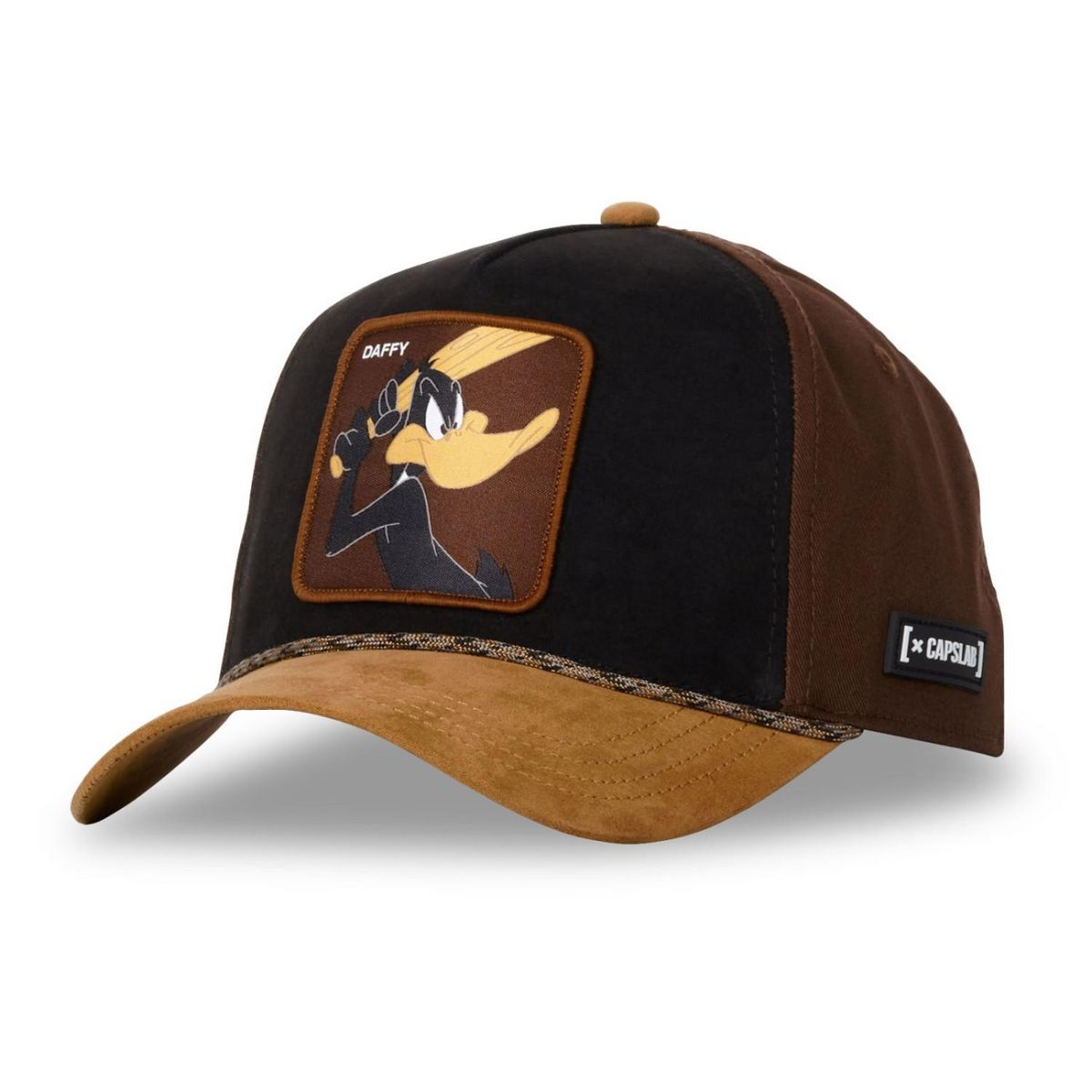 CAPSLAB Casquette homme trucker en suedine finitions premium Looney Tunes Daf