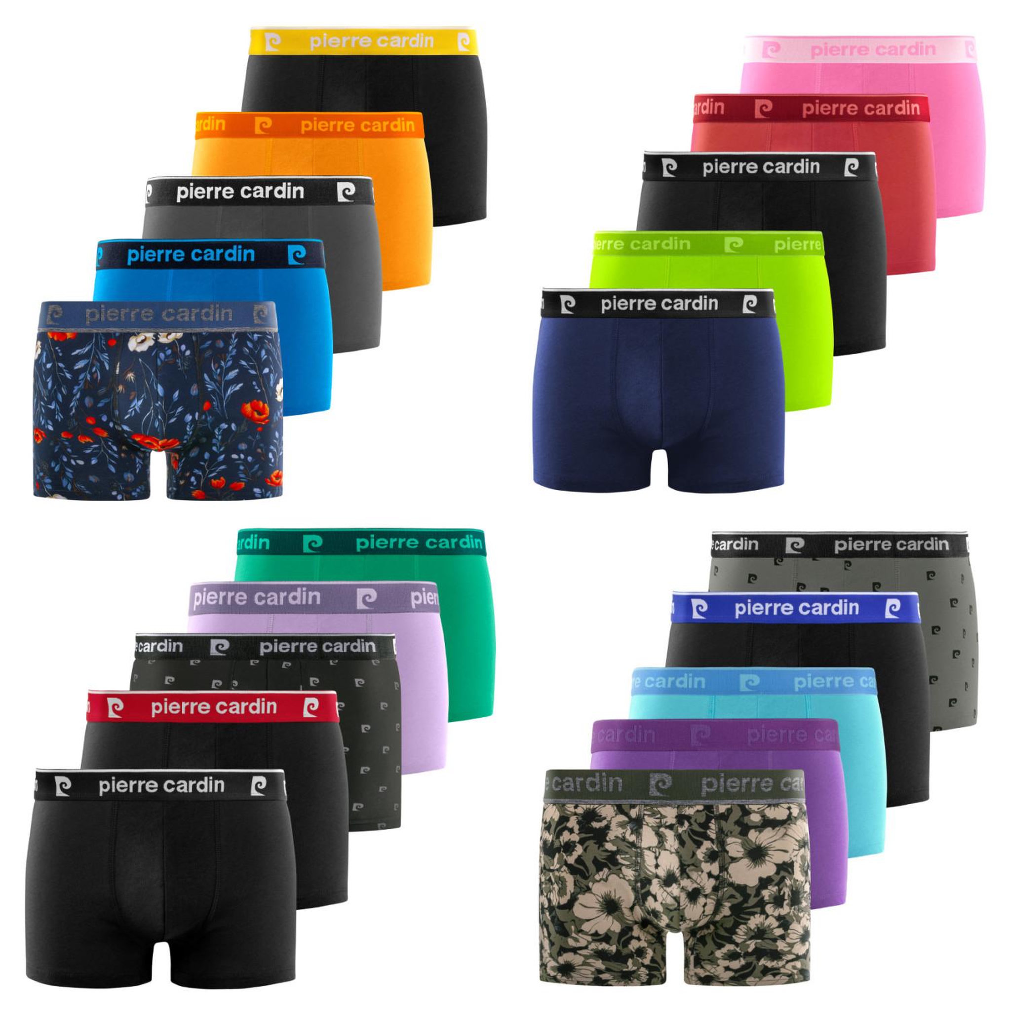 Voir la diapositive 3 : PIERRE CARDIN Lot de 5 boxers homme en coton modèle aléatoire pack Surprise