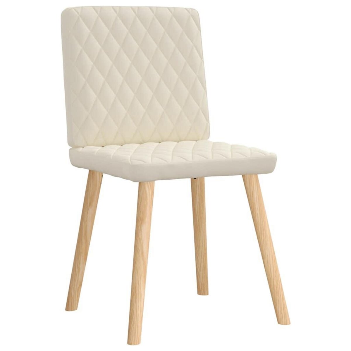 VIDAXL Chaises a manger lot de 2 Lin