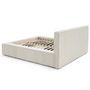 Voir la diapositive 6 : BEST MOBILIER Topaze - lit coffre - 160x200 cm - sommier inclus - velours côtelé