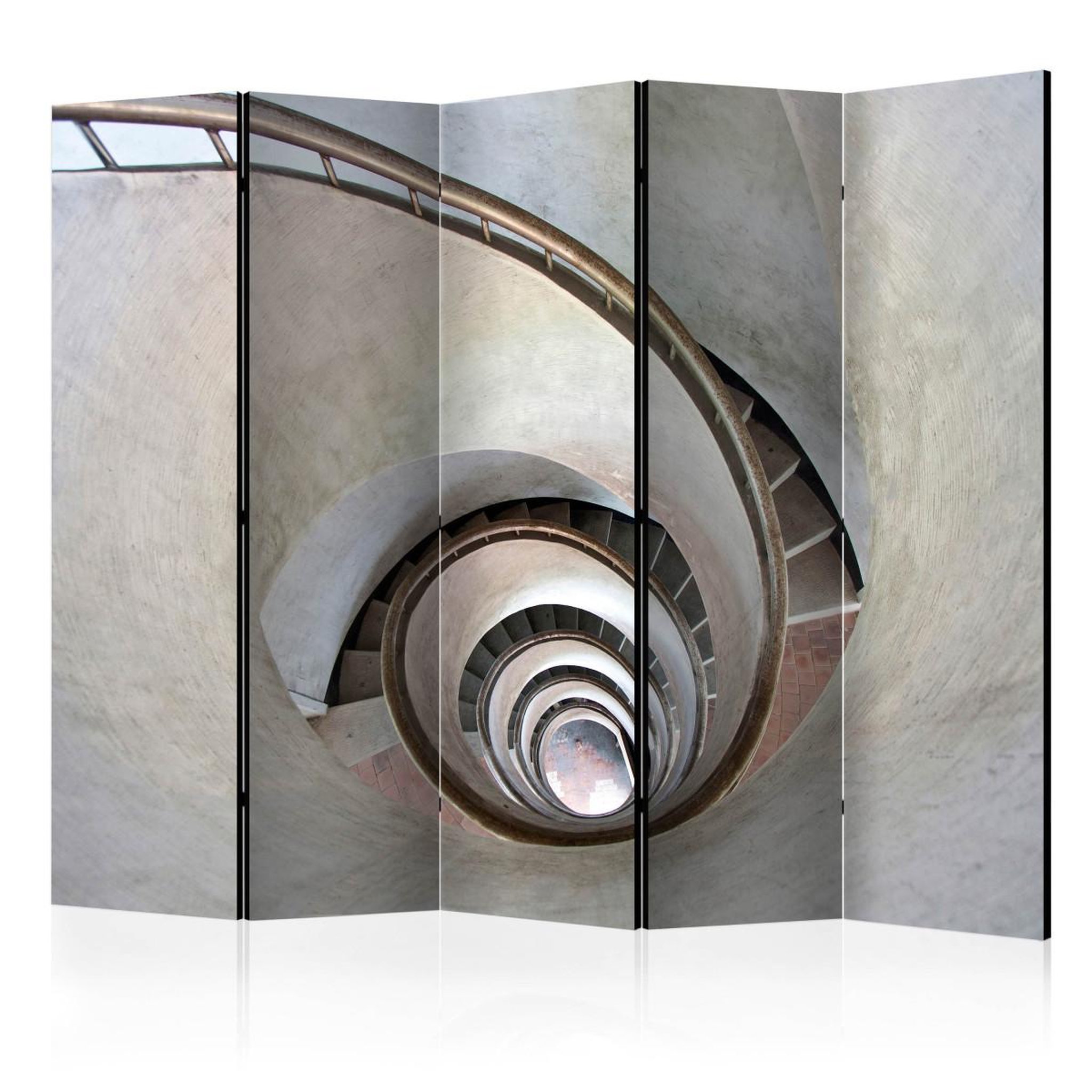 Paris Prix Paravent 5 volets  white spiral stairs  172x225cm