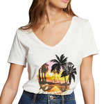 MORGAN T shirts  Femme Morgan  erigraphie 241 DVEGA. Coloris disponibles : Blanc