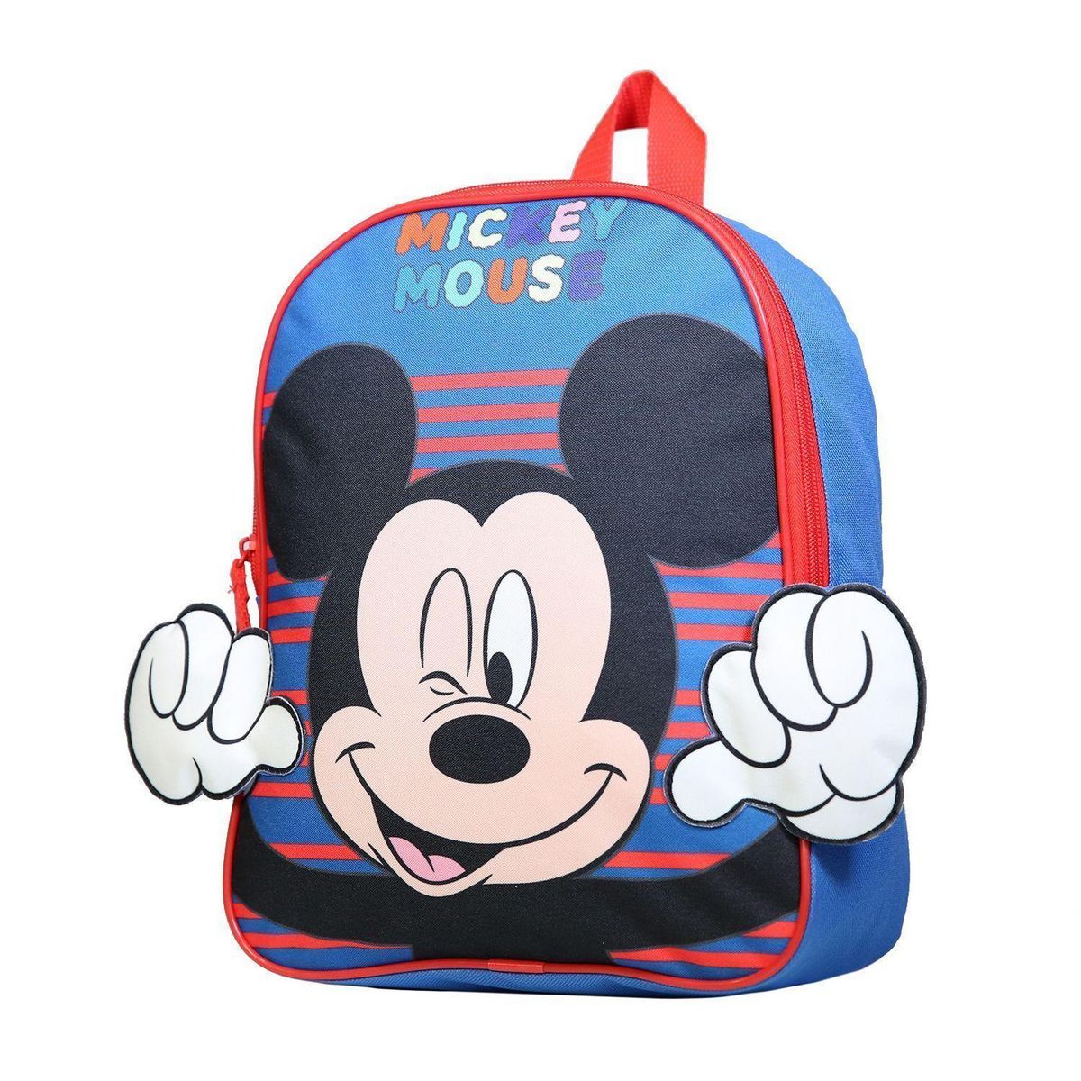Bagtrotter Sac à dos 31 cm avec détails 3D Disney Mickey Bleu Bagtrotter