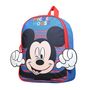 Voir la diapositive 2 : Bagtrotter Sac à dos 31 cm avec détails 3D Disney Mickey Bleu Bagtrotter
