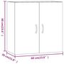 Voir la diapositive 6 : VIDAXL Armoire murale Gris beton 60x31x60 cm Bois d'ingenierie