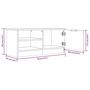 Voir la diapositive 6 : VIDAXL Meuble TV Gris beton 80x35x36,5 cm Bois d'ingenierie