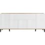 Voir la diapositive 1 : Buffet moderne 5 portes 1 abbatant L200cm BARI