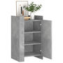 Voir la diapositive 3 : VIDAXL Buffet gris beton 45x35x75 cm Bois d'ingenierie