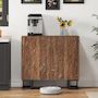 Voir la diapositive 2 : MERAX Buffet 2 porte(s) 0 tiroir(s) - 80 cm marron mdf