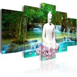 Paris Prix Tableau Imprimé  Zen Waterfall. Coloris disponibles : Multicolore