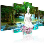 Paris Prix Tableau Imprimé  Zen Waterfall. Coloris disponibles : Multicolore