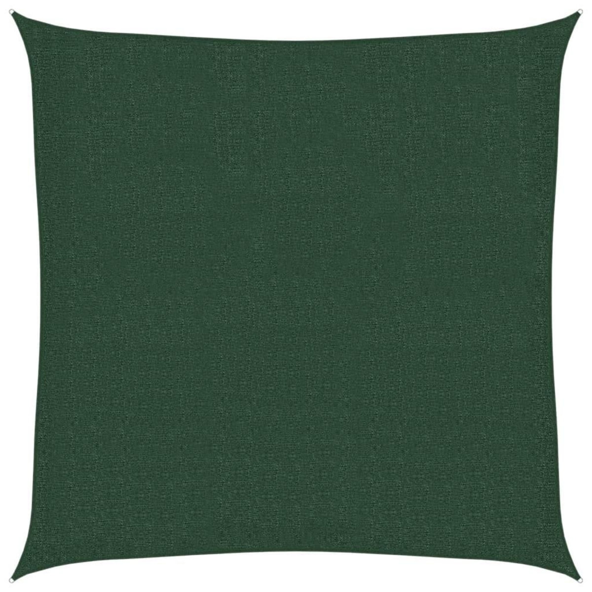 VIDAXL Voile d'ombrage 160 g/m^2 Vert fonce 2,5x2,5 m PEHD