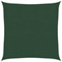 Voir la diapositive 2 : VIDAXL Voile d'ombrage 160 g/m^2 Vert fonce 2,5x2,5 m PEHD