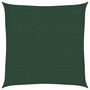Voir la diapositive 2 : VIDAXL Voile d'ombrage 160 g/m^2 Vert fonce 2,5x2,5 m PEHD