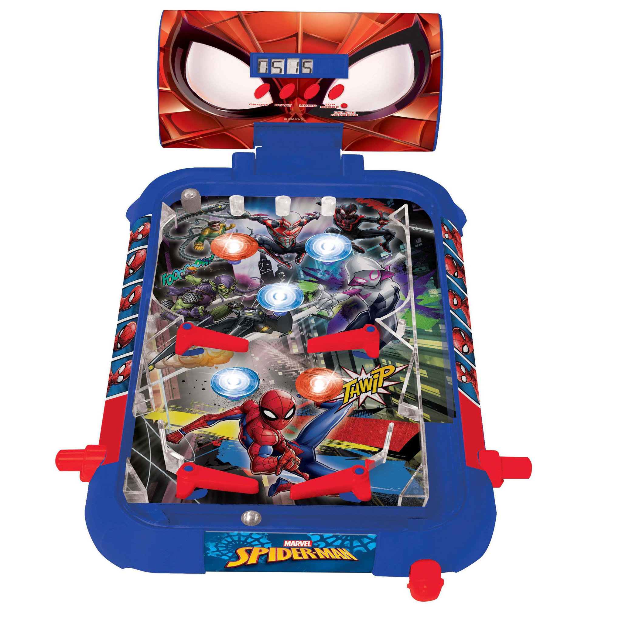 Voir la diapositive 2 : Lexibook Flipper électronique de table Spiderman