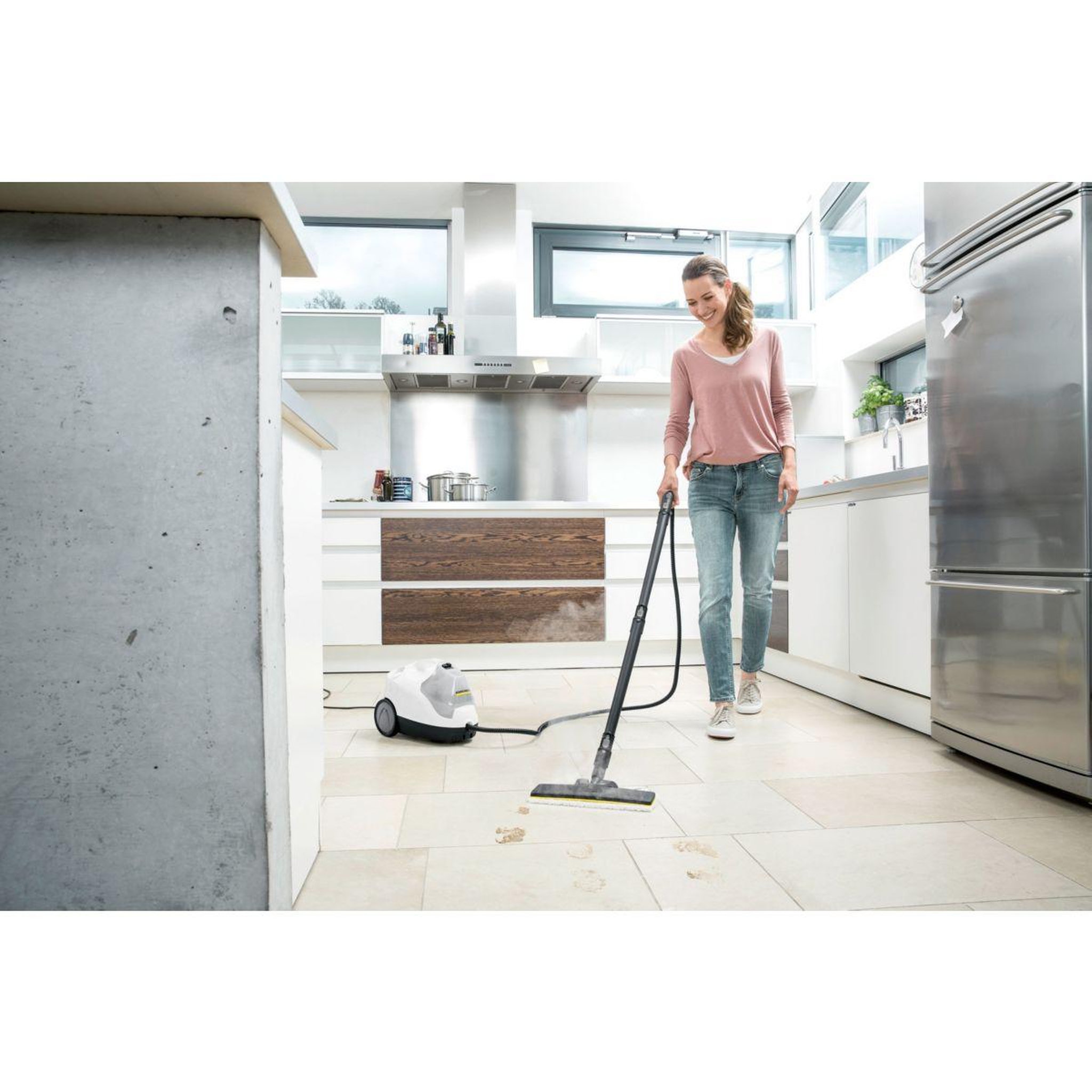 Voir la diapositive 3 : KARCHER Nettoyeur vapeur sc 4 easy fix white
