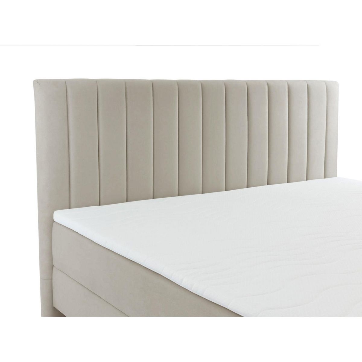 BEST MOBILIER Maria - lit boxspring - 160x200 - en velours - coffres et surmatelas inclus