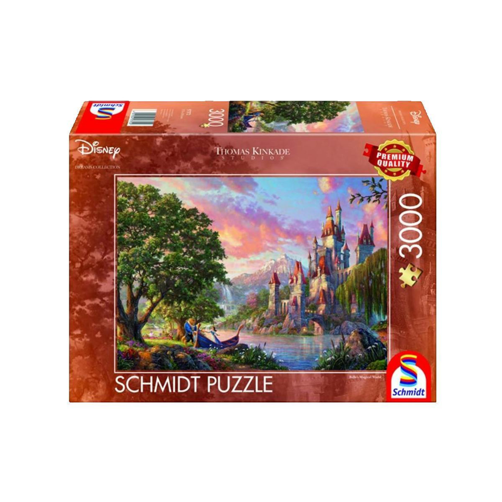 Voir la diapositive 1 : Schmidt Spiele Puzzle Schmidt-Spiele Puzzle Belle - Thomas Kinkade 3000 pièces