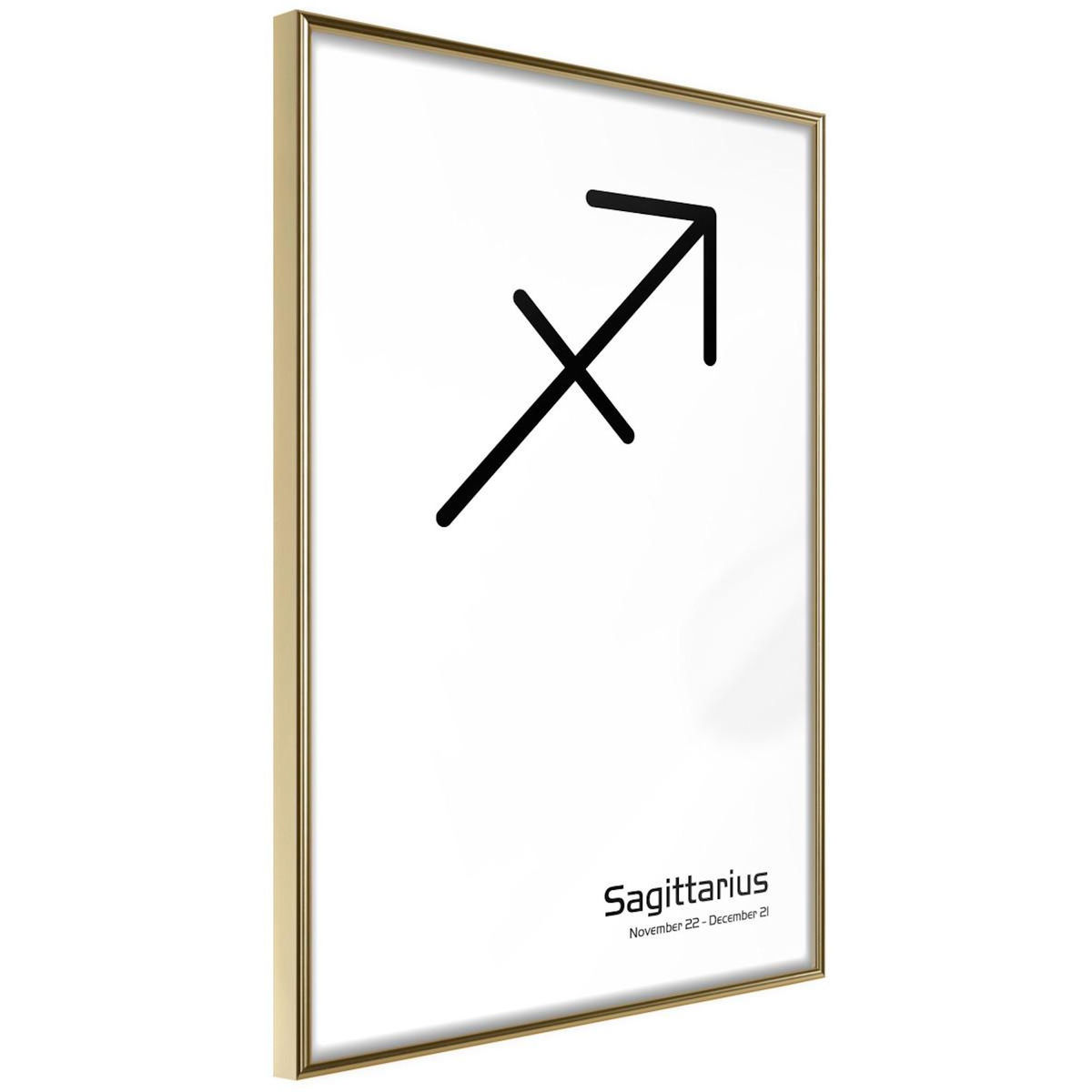 Paris Prix Affiche Murale Encadrée  Zodiac Sagittarius II