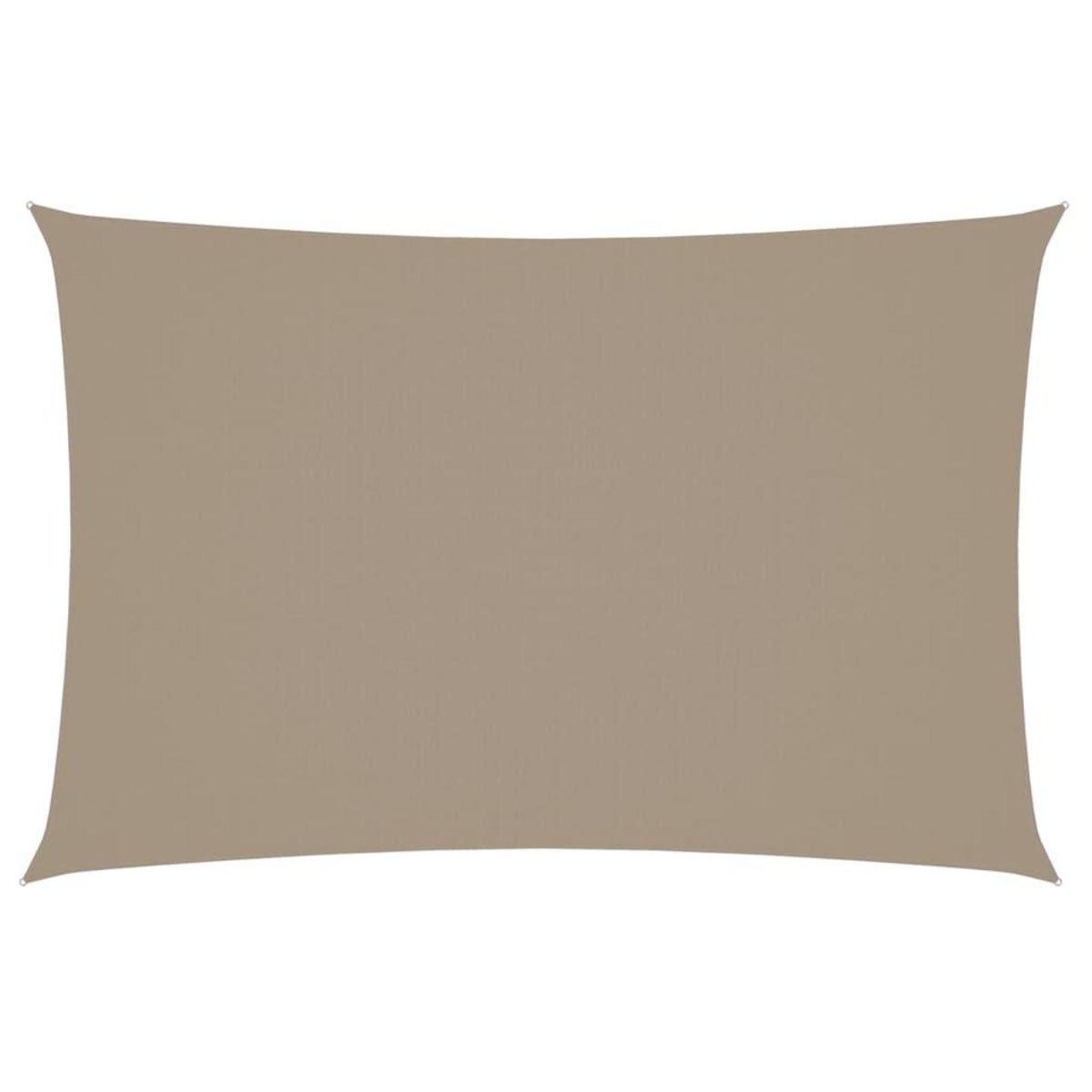 VIDAXL Voile de parasol tissu oxford rectangulaire 2x4 m taupe