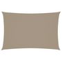Voir la diapositive 2 : VIDAXL Voile de parasol tissu oxford rectangulaire 2x4 m taupe
