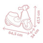 Voir la diapositive 5 : SMOBY Smoby - Porteur scooter Rose - Coffre a Jouets - Roues silencieuses Dés 2ans