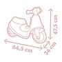 Voir la diapositive 5 : SMOBY Smoby - Porteur scooter Rose - Coffre a Jouets - Roues silencieuses Dés 2ans