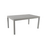 Voir la diapositive 1 : CREADOR Table de jardin extensible 160/240x100x75cm aluminium taupe VITTAL 