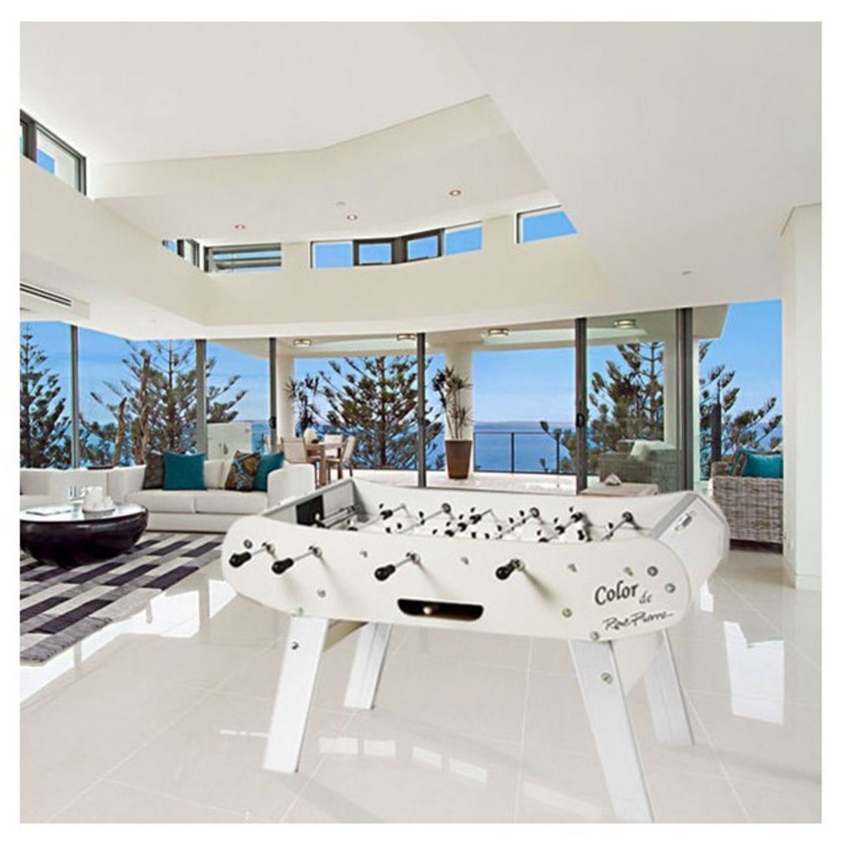 RENE PIERRE Baby-foot Color Blanc