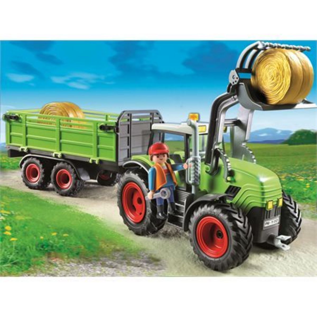 PLAYMOBIL 5121 Grand tracteur/remorque