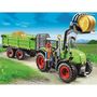 Voir la diapositive 1 : PLAYMOBIL 5121 Grand tracteur/remorque