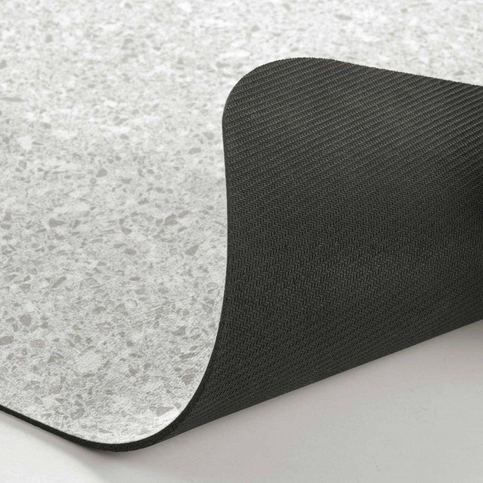 Voir la diapositive 4 : Douceur d'Intérieur Tapis de bain ultra-absorbant  granite  50x80cm gris