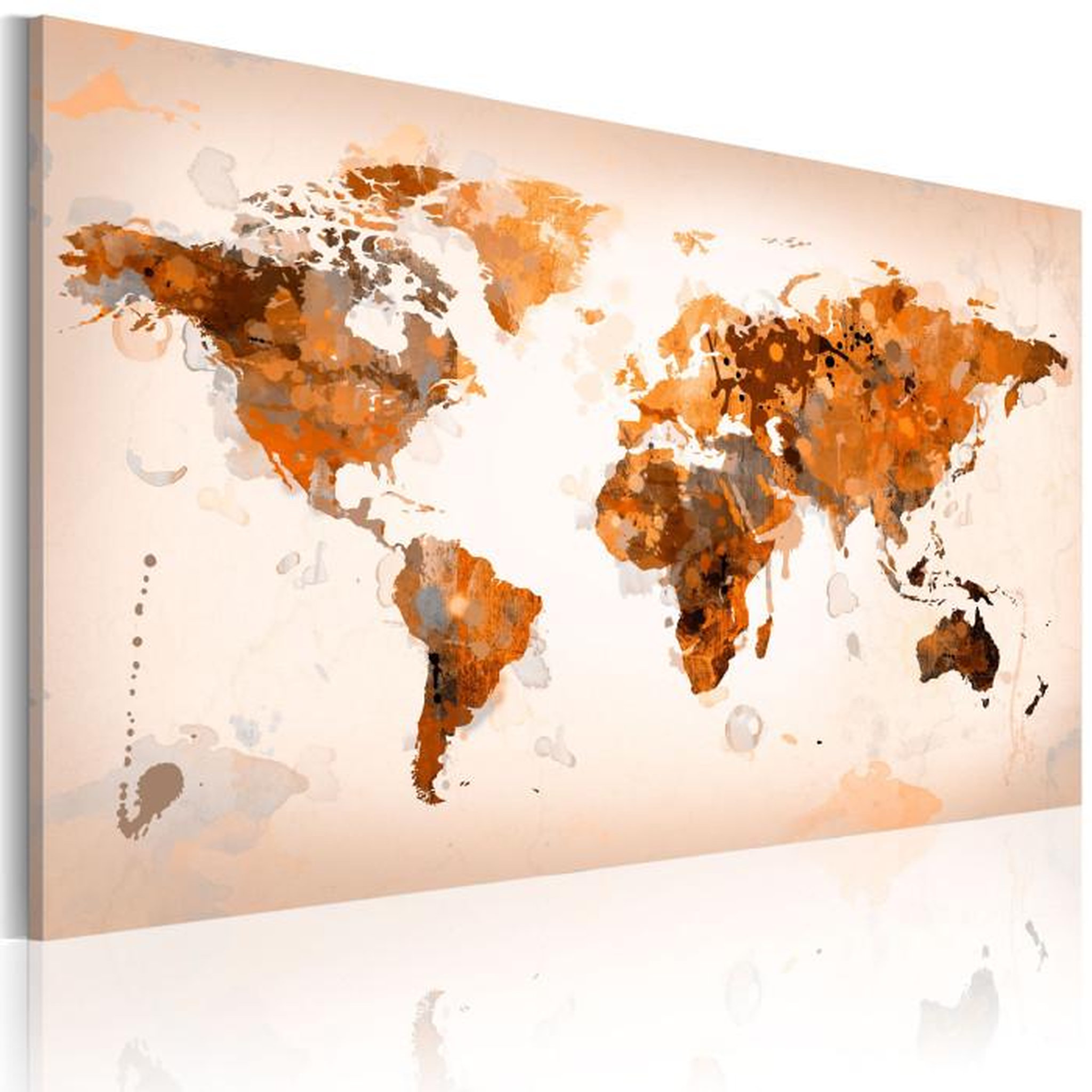 Paris Prix Tableau Imprimé  Map of the World Desert Storm. Coloris disponibles : Multicolore