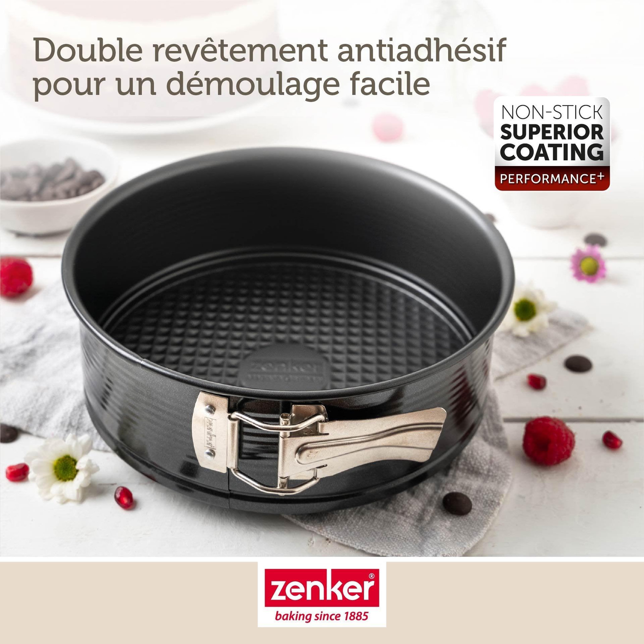 Voir la diapositive 6 : ZENKER Moule à manqué à charnière 20 cm zenker perfectback+