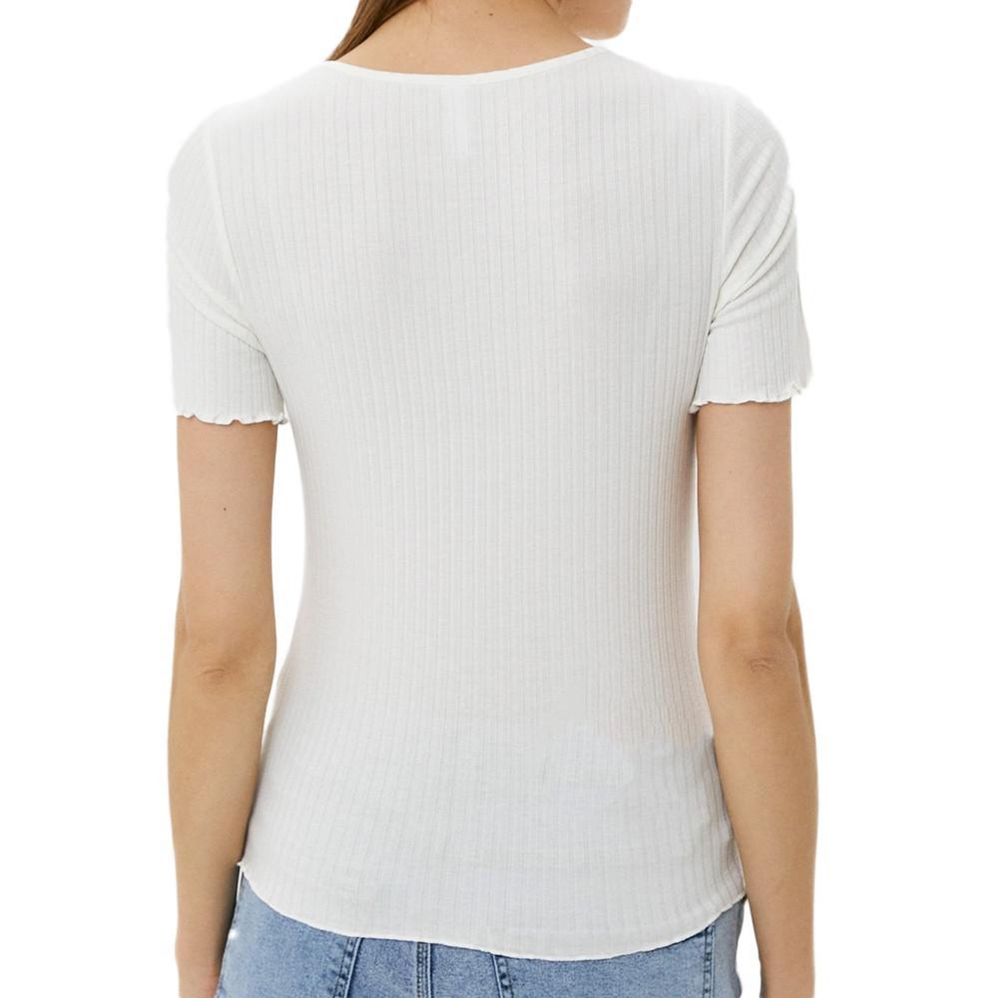 Voir la diapositive 2 : JACQUELINE DE YONG Top Blanc Femme JDY FRANSISKA