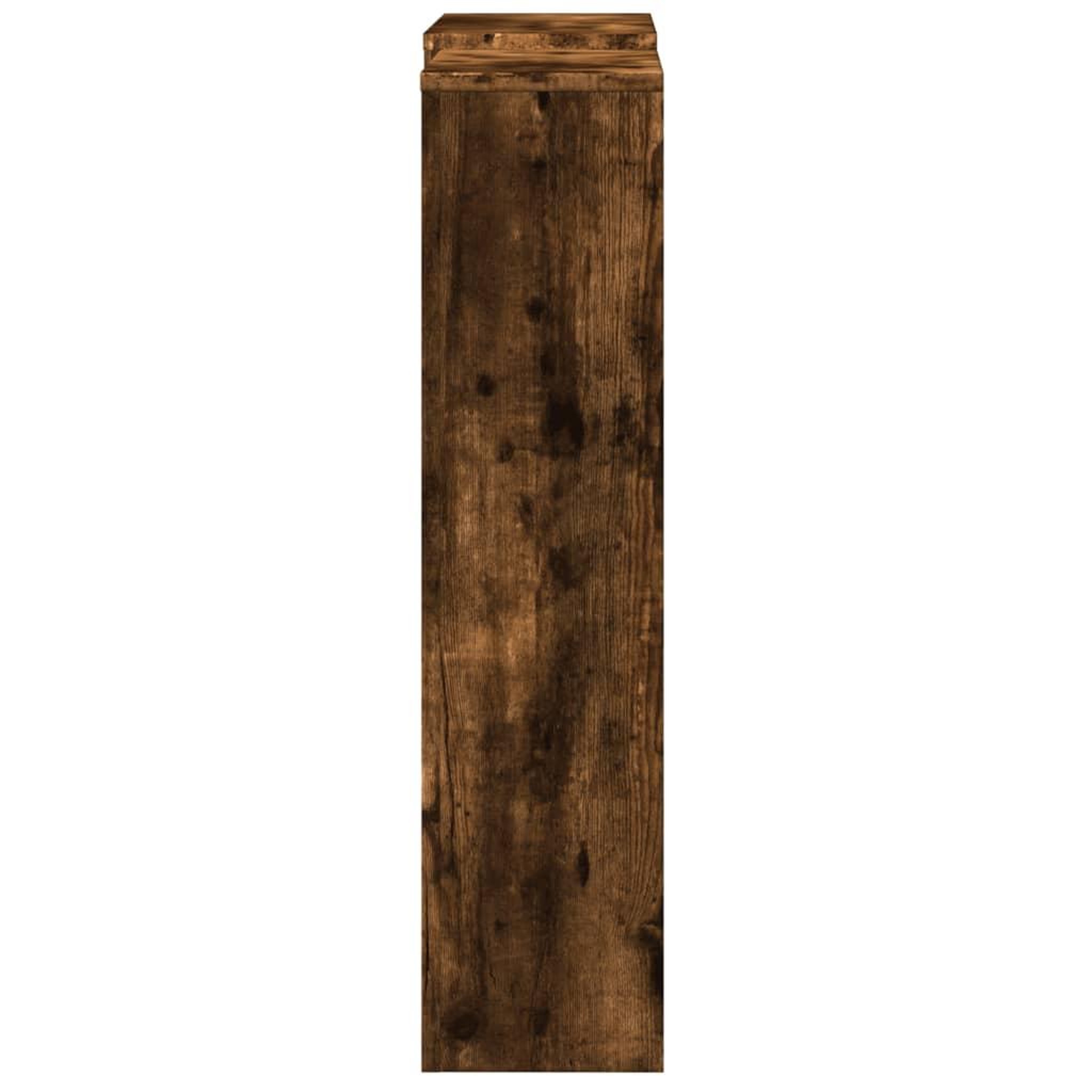 Voir la diapositive 4 : VIDAXL Cache-radiateur chene fume 205x21,5x83,5 cm bois d'ingenierie
