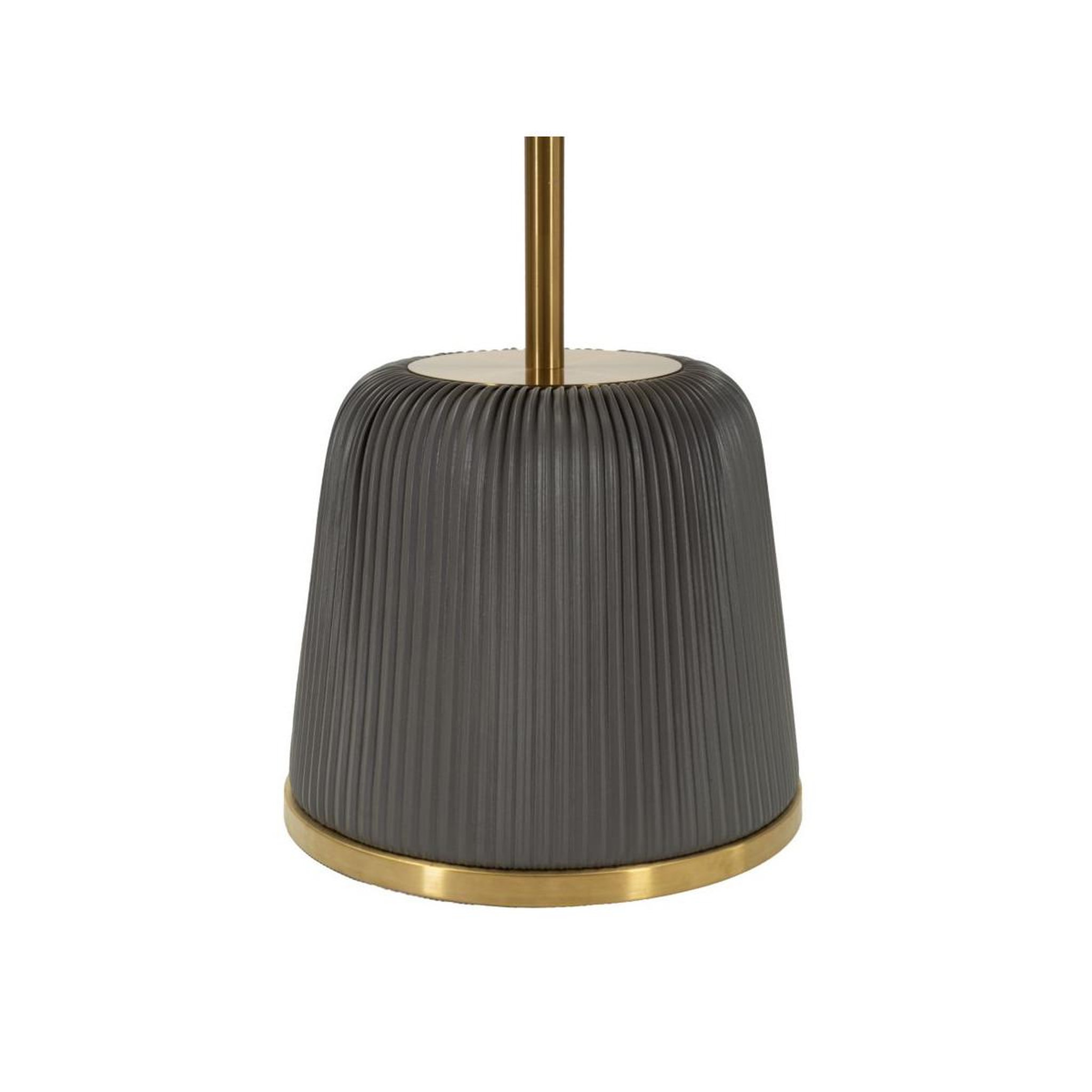 Voir la diapositive 3 : Paris Prix Table d'appoint design  egle  55cm gris & or