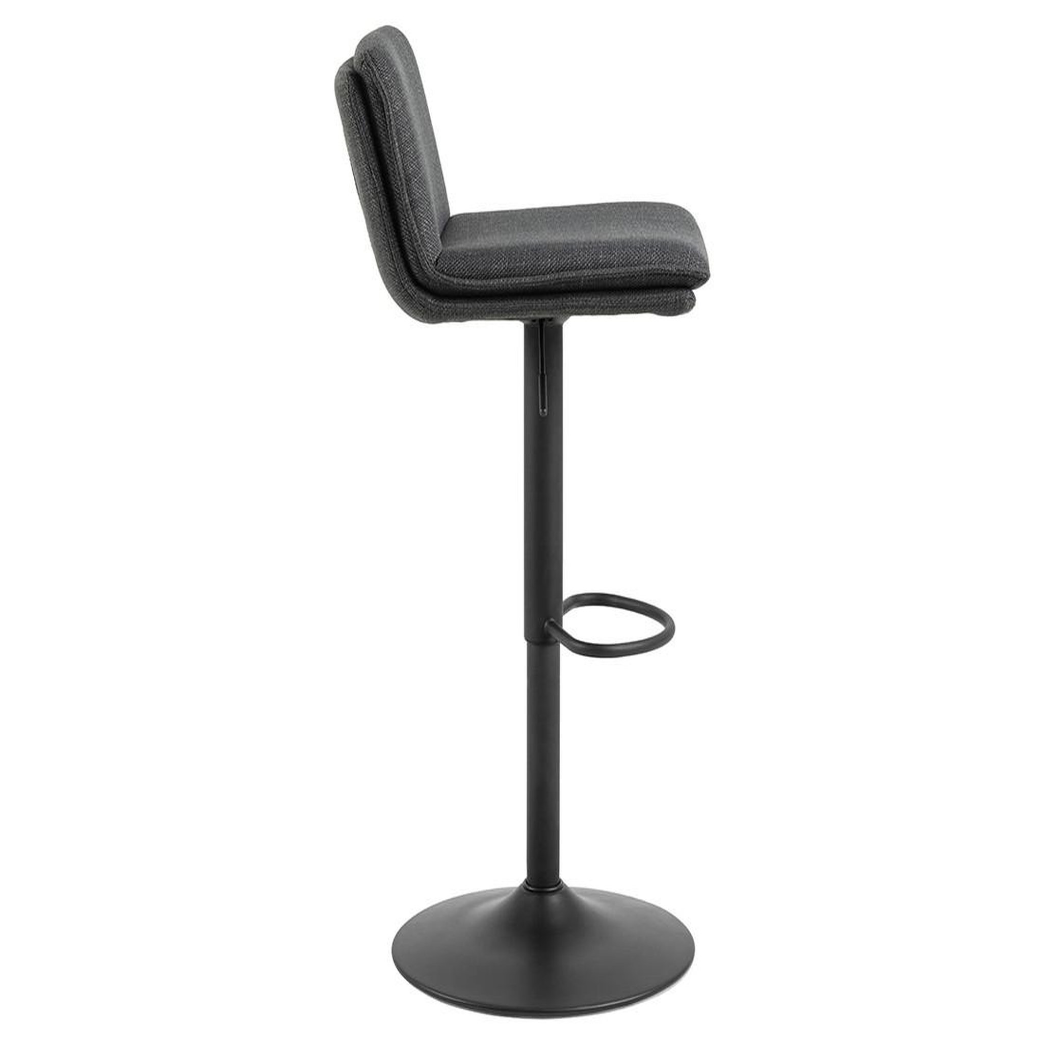 Voir la diapositive 5 : LISA DESIGN Alora - lot de 2 tabourets - ajustables et pivotants - en tissu