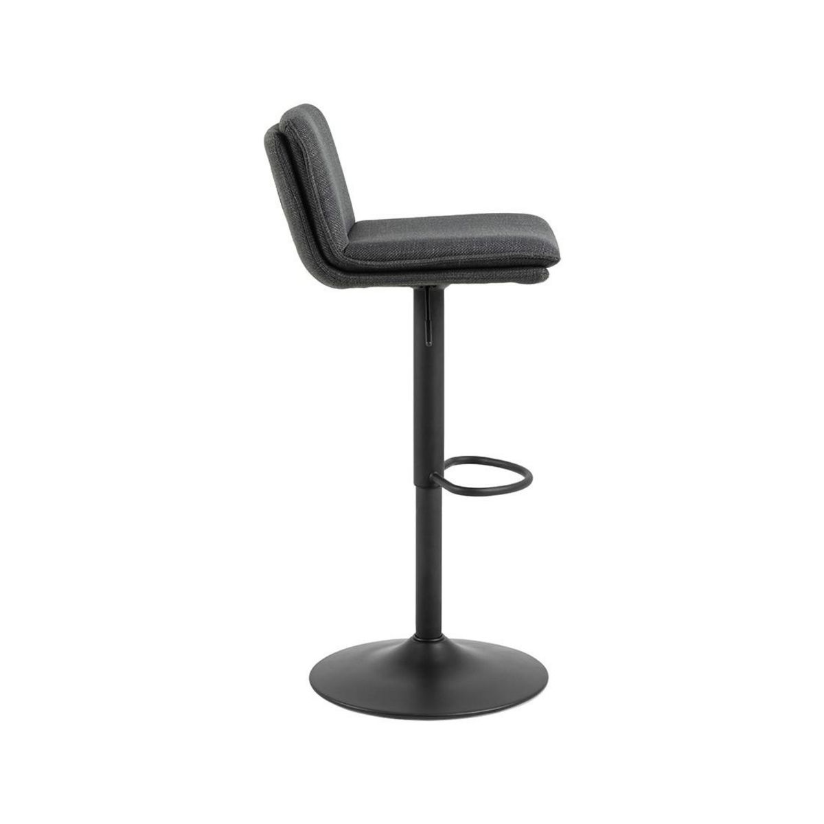 LISA DESIGN Alora - lot de 2 tabourets - ajustables et pivotants - en tissu