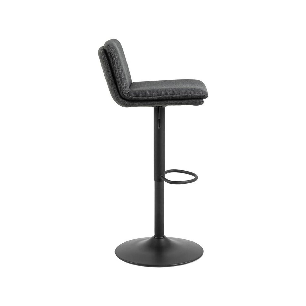 LISA DESIGN Alora - lot de 2 tabourets - ajustables et pivotants - en tissu