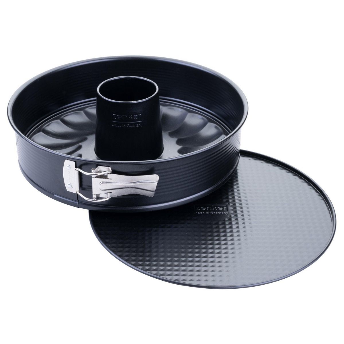 ZENKER Moule à manqué et à savarin double fond 28 cm Zenker PerfectBack+