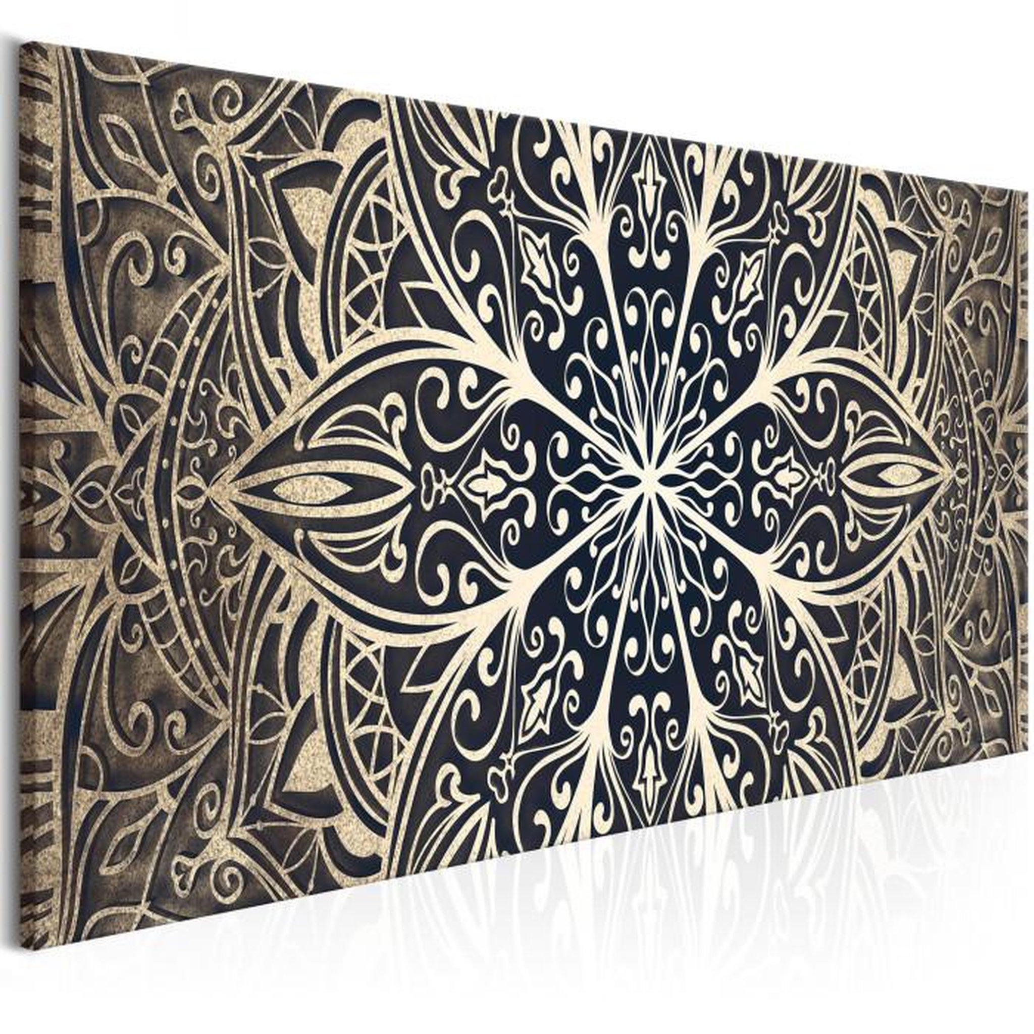 Paris Prix Tableau Imprimé  Feathers Brown Narrow. Coloris disponibles : Multicolore