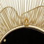 Voir la diapositive 4 : OSTARIA Miroir fleur métal doré D70