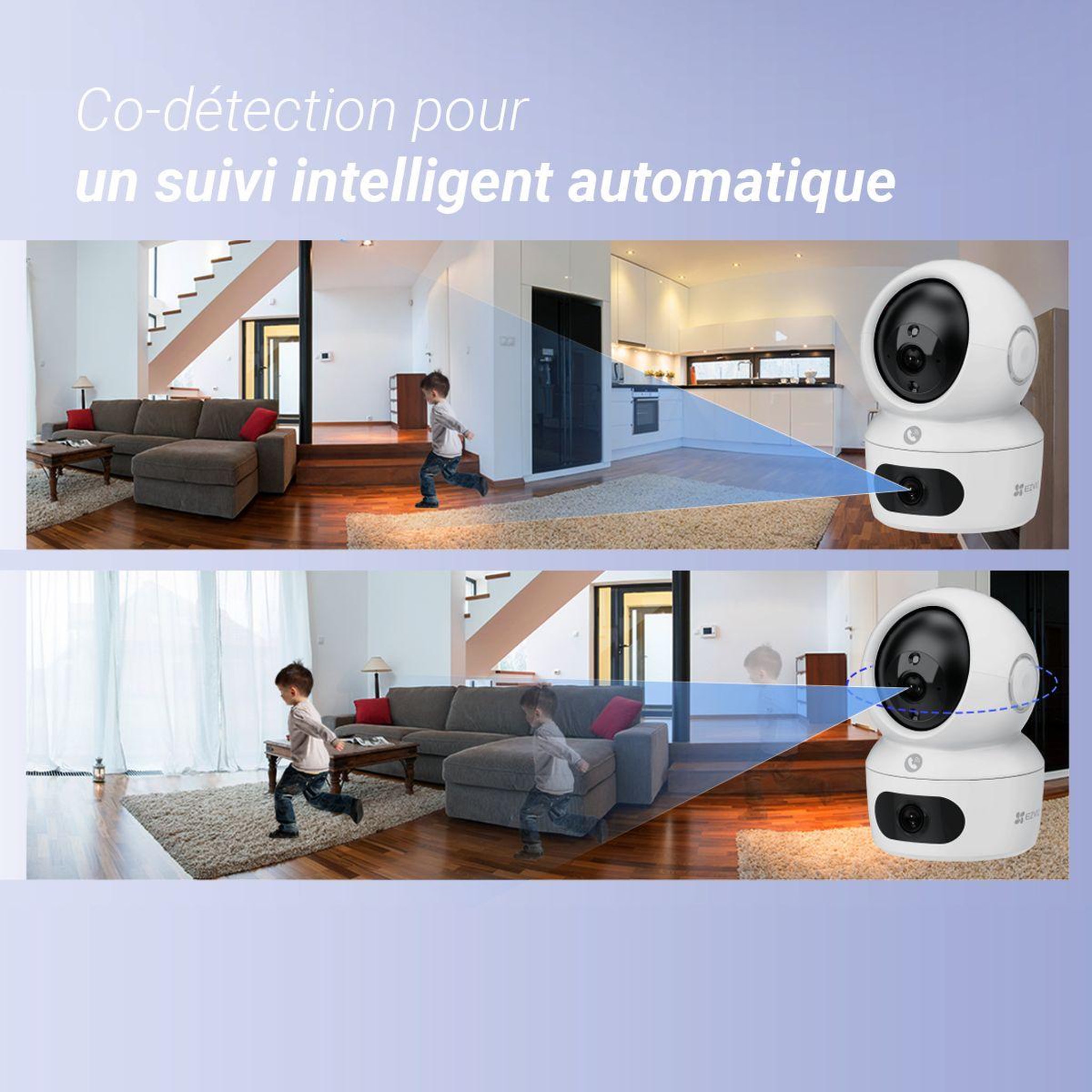 Voir la diapositive 4 : EZVIZ Caméra de surveillance h7c 2k+ dual