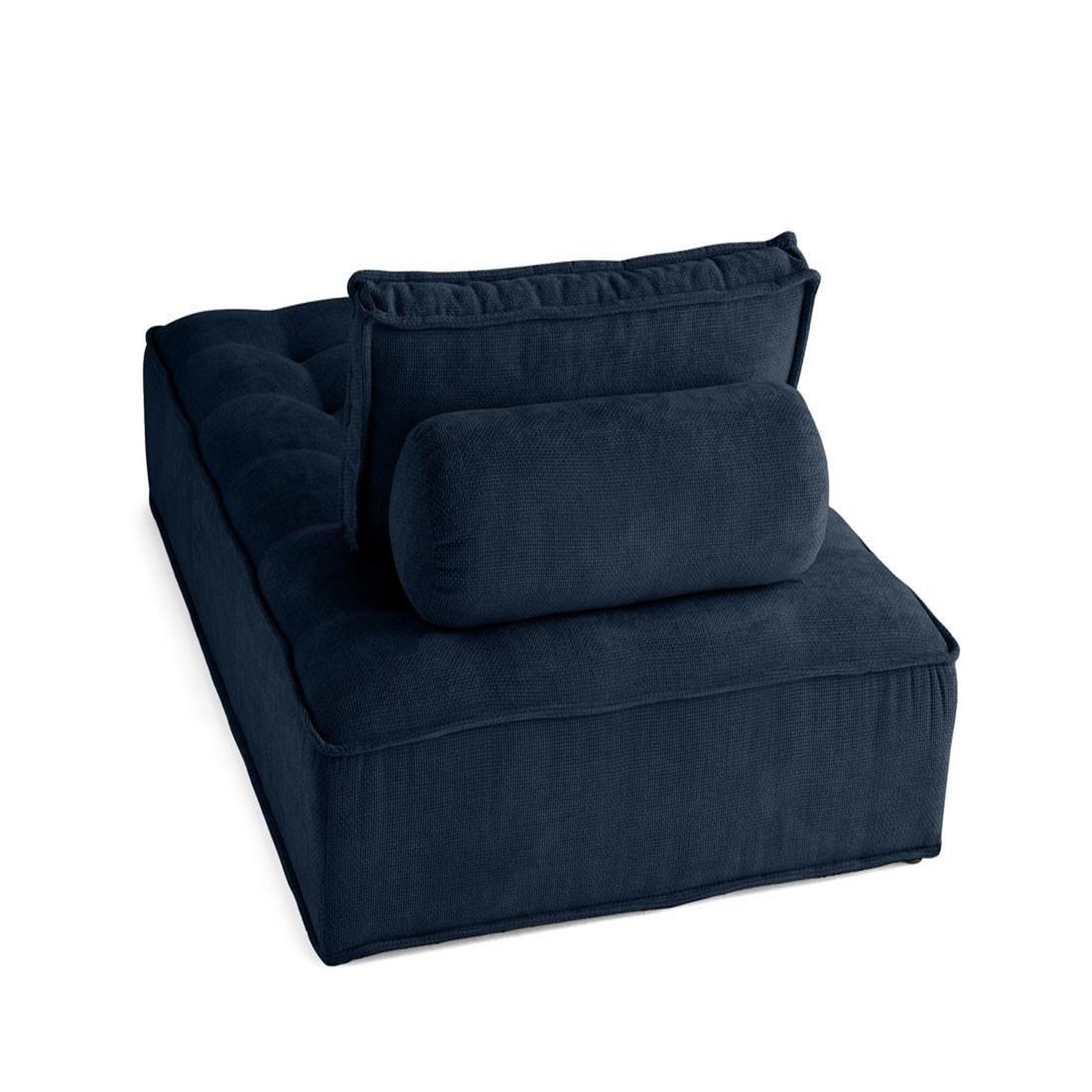 Voir la diapositive 5 : BEST MOBILIER Marisol - module d'assise méridienne - velours texturé