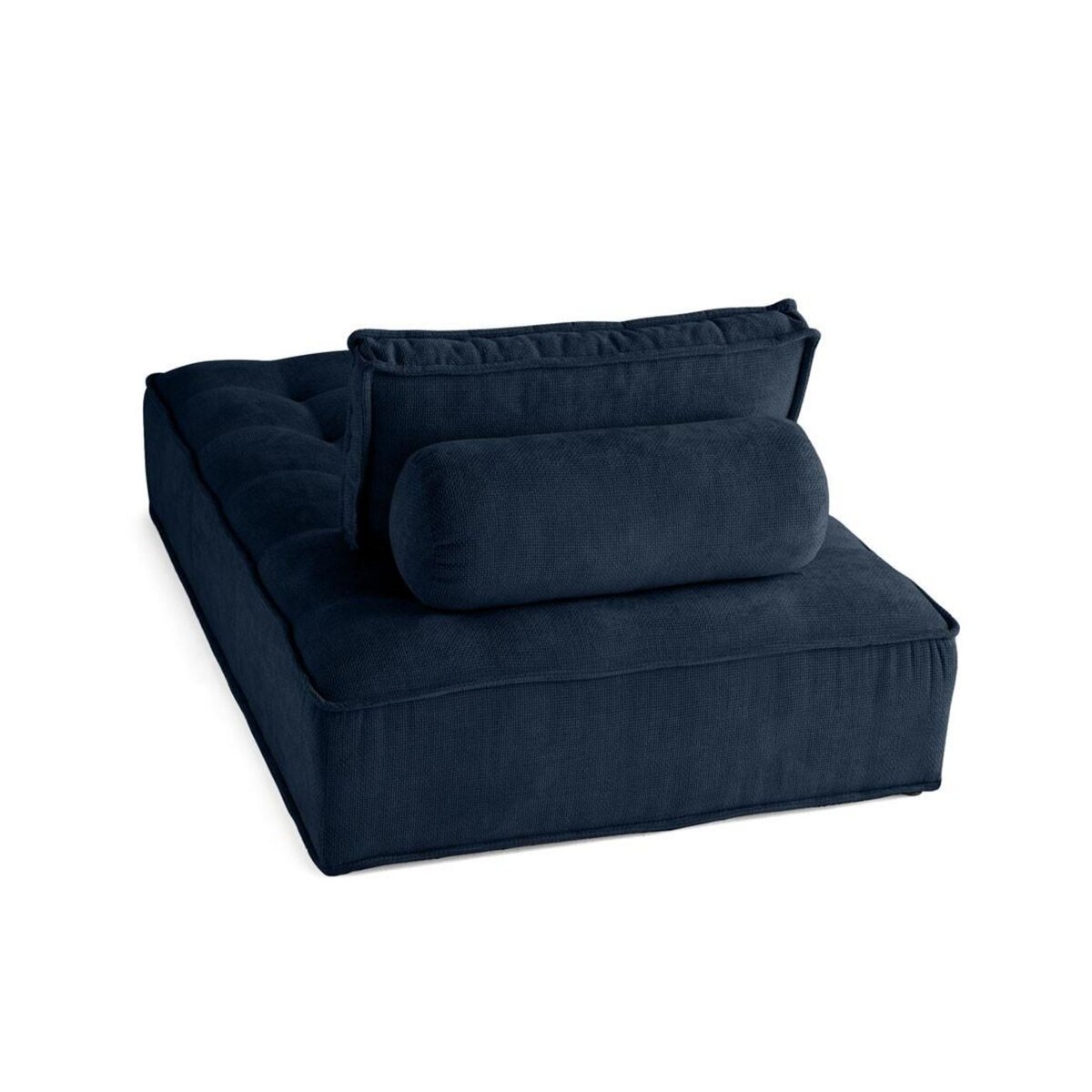 LISA DESIGN Marisol - module d'assise méridienne - velours texturé