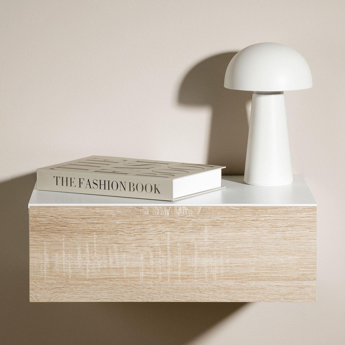 IDIMEX Chevet suspendu OCEANE, en bois