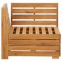 Voir la diapositive 3 : VIDAXL Salon de jardin 2 pcs avec coussins Bois d'acacia solide