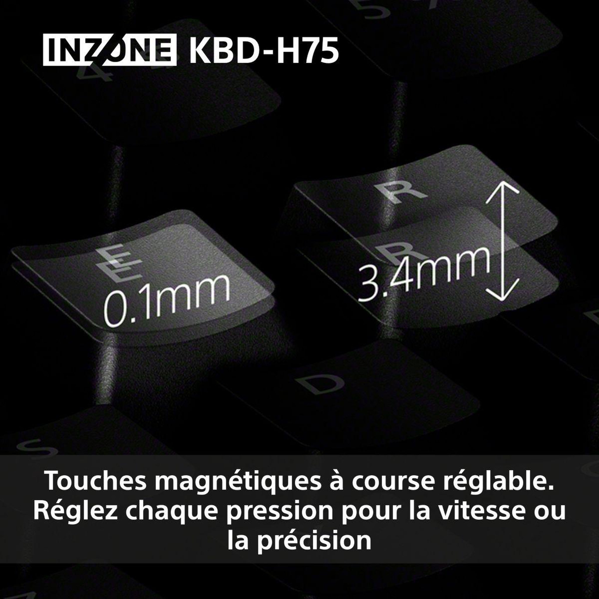 Voir la diapositive 4 : SONY Clavier gamer inzone kbd-h75