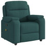 Voir la diapositive 2 : VIDAXL Fauteuil de massage inclinable Vert fonce Tissu